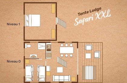 Tente Lodge Safari XXL