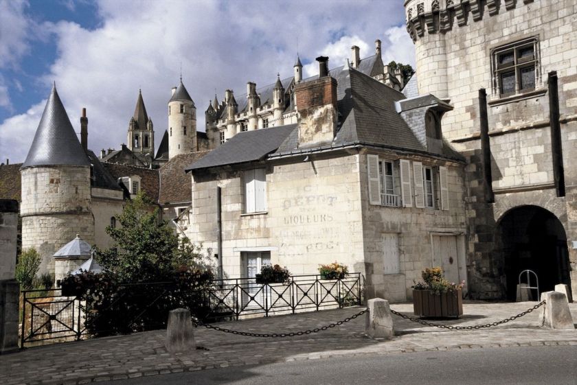 Le Château de Loches d'époque médievale