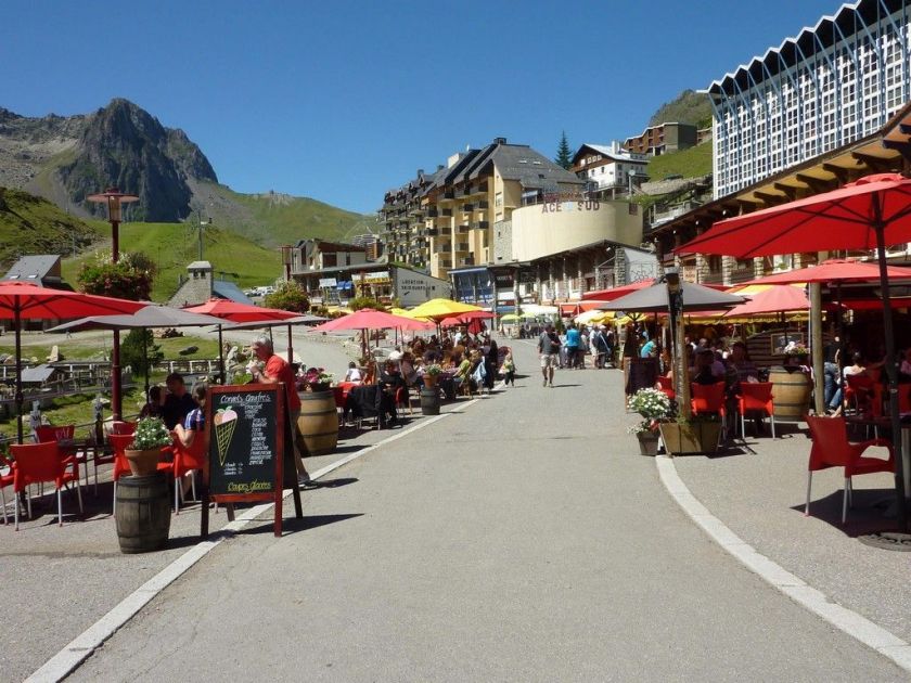 La station de La Mongie en été