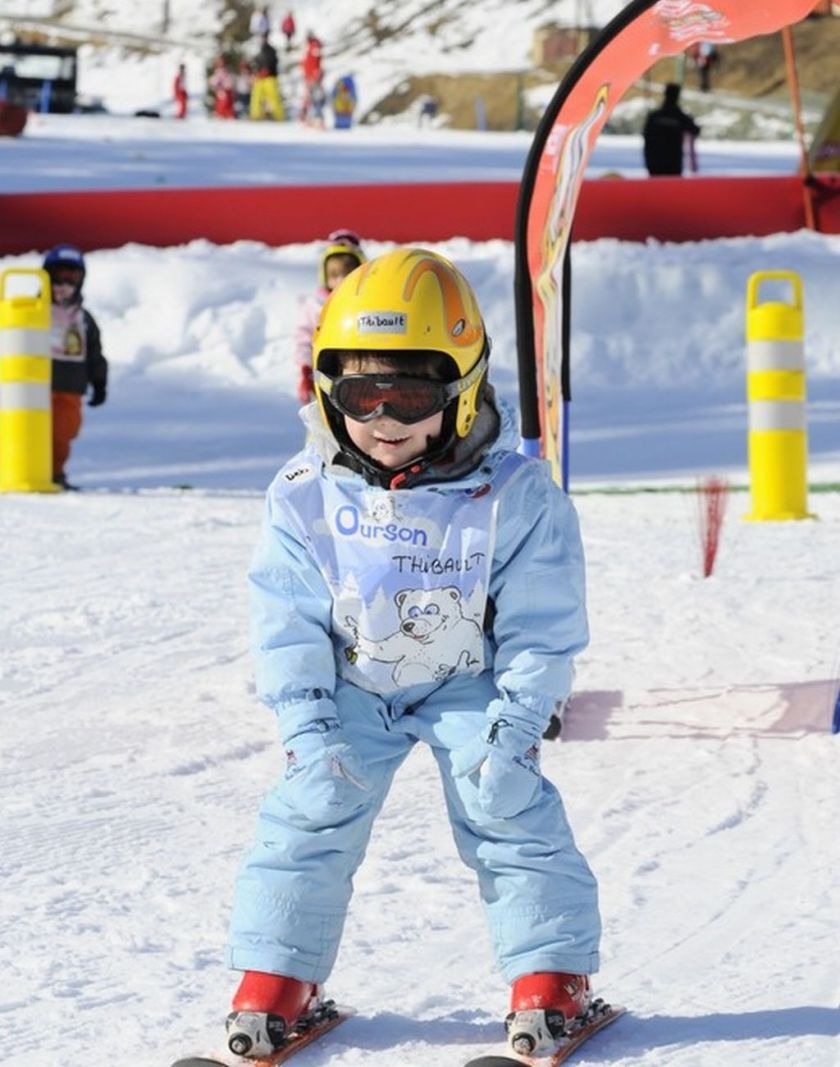 Les pistes de ski de la station de Valmorel, adaptés également aux petits !